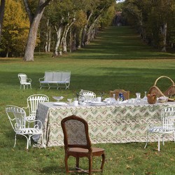 Tissu Braqueni - Clisson - rf: B7693.003 Amande