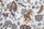 Tissu Quenin - Eglantine - rf: 4266.01 Naturel ( dtail )