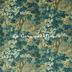 Tissu Zoffany - Richmond Park Velvet - rf: 322701 Evergreen