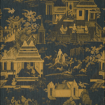 Tissu Jim Thompson - Lost Kingdon - réf: J4002.001 Twilight