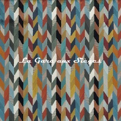 Tissu Osborne & Little - Felicia - rf: F7420.02 Terracotta/Teal/Gold