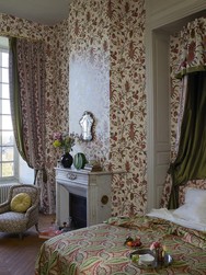 Tissu Braqueni - Rayure Petits Appartements de la Reine - rf: B7651.001 Jouy