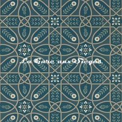 Papier peint William Morris - Brophy Trellis - rf: 216699 Deep Teal