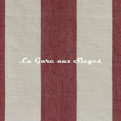 Tissu Antoine d'Albiousse - Biarritz - Coloris: Espelette ( dtail )