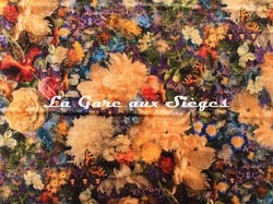 Tissu GP&J.Baker - Royal Garden Velvet - rf: BP10642.2 Sapphire