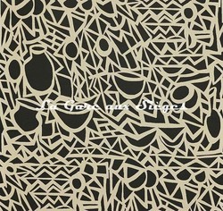 Tissu Pierre Frey - Moucharabieh - rf: F3377.001 Noir/Lin ( verso )