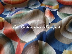 Tissu Pierre Frey - Imprim 1920 - rf: F2938.001 Multicolore ( dtail )