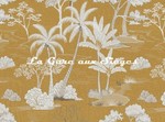 Tissu Casamance - Larimar - rf: 4377.0121 Jaune or
