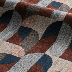 Tissu Misia - Amos - rf: M350.204 Bleu Misia
