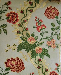 Tissu Chane Ducrocq - Fontenay - rf: 3151.8523 Crme ( dtail )