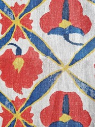 Tissu Jim Thompson - Poppy Field - rf: J2261/003 ( dtail )