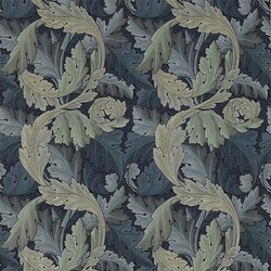 Tissu William Morris - Acanthus Tapestry - rf: 230272 Indigo/Mineral