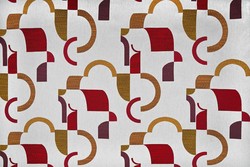 Tissu Casal - Walter - rf: 13518.80 Rouge santal