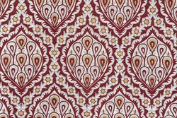 Tissu Tassinari & Chtel - Les Grenades - rf: 1560.01 Cramoisi