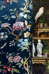 Tissu Tassinari & Chtel - Jardin d'hiver - rf: 1696.01 Saphir