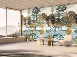 Papier peint Casamance - Aruba - Cladon/Mordor