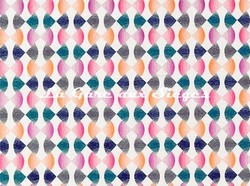 Tissu Harlequin - Maolica - rf: 132879 Fuchsia/Mandarin/Indigo