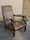 Fauteuil Voltaire 19me en acajou