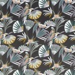 Tissu Camengo - r�f: Quetzal Velvet - r�f: 4208.0356 Parme