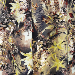 Tissu Jean Paul GAULTIER - Flower Power