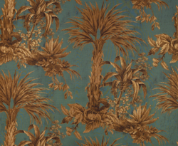 Tissu Fadini Borghi - Palmeto - rf: I6609.002 Smeraldo