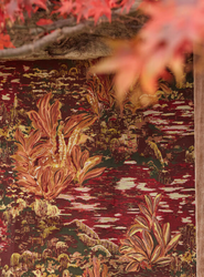 Tissu Mtaphores - Oasis - rf: 71529.002 Grenat