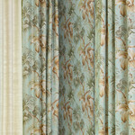 Tissu jim Thompson - Palm Leaves - rf: 3981.002 Pale Aqua
